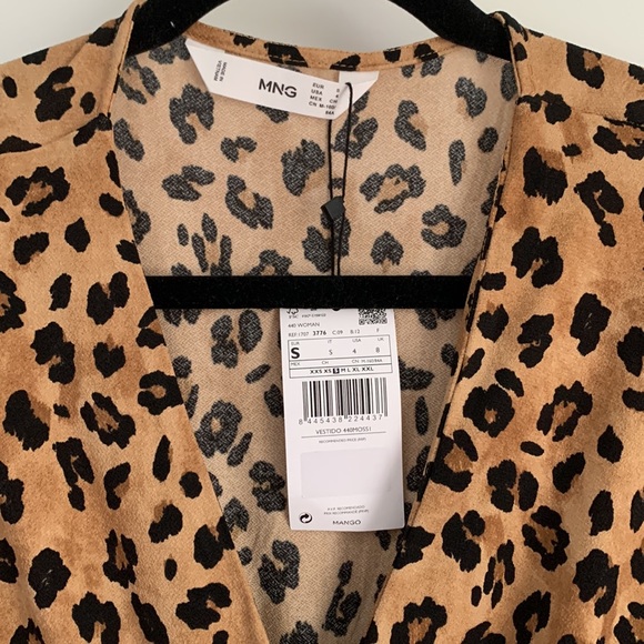 NWT Mango cheetah mini dress - Picture 2 of 7